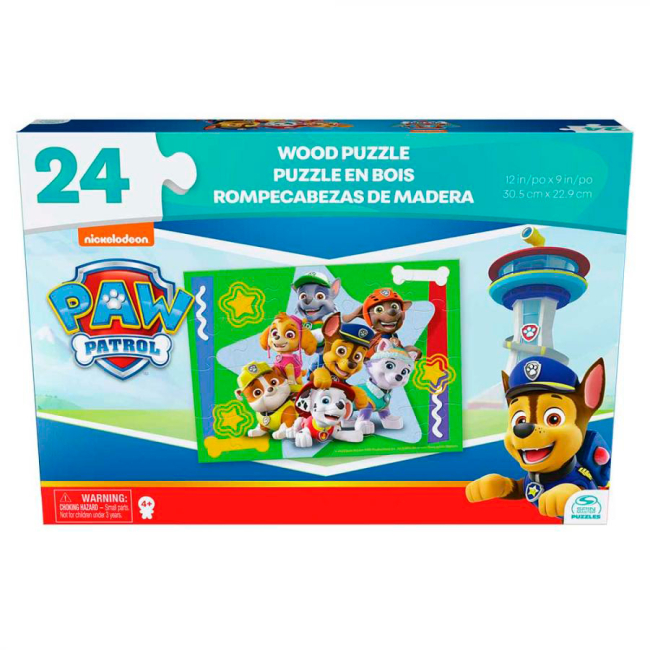 Пазли - Пазл дерев'яний Spin Master Paw Patrol (/6066932) (SM98489/6066932)