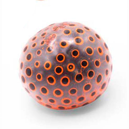 Антистрес іграшки - М'ячик-антистрес Tobar Скранчемс неонові боби помаранчевий (38592/2)