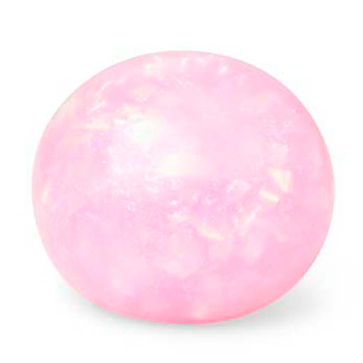 Антистрес іграшки - М'ячик-антистрес Tobar Скранчемс з конфеті рожевий (38447/3)