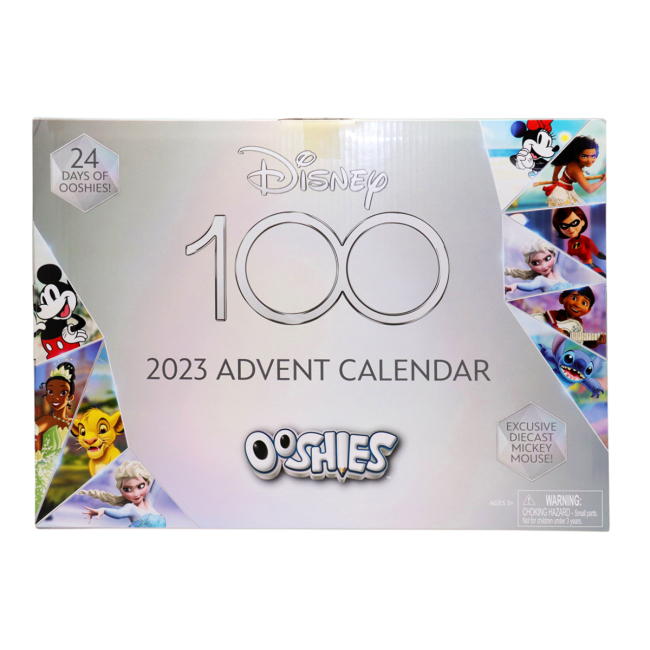 Фигурки персонажей - Набор игровых фигурок Ooshies Адвент-календарь Дисней 100 (23975)