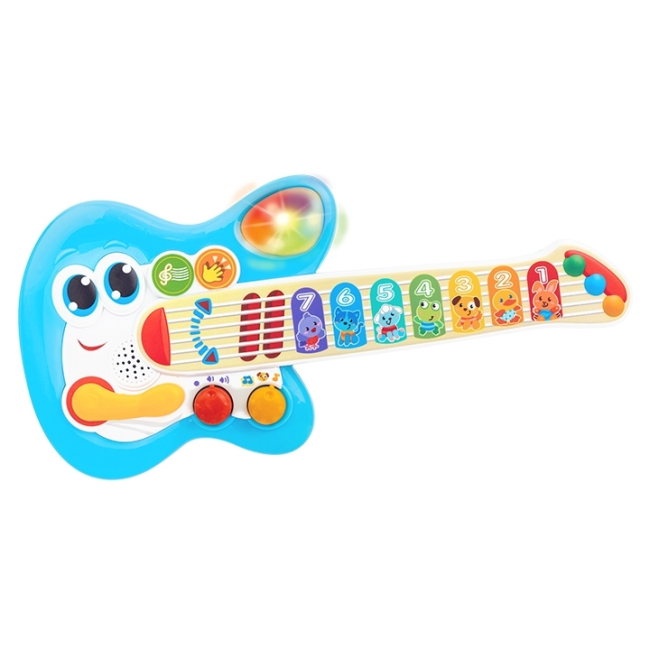 Развивающие игрушки - Музыкальная игрушка WinFun Гитара звуки животных (230802-NL)