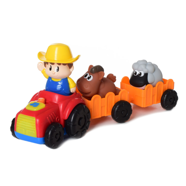 Машинки для малюків - Машинка WinFun Трактор з причепами (1304-NL)