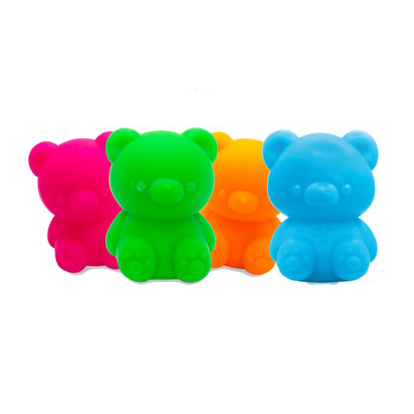 Антистрес іграшки - Іграшка-антистрес One for fun Сквіш неонові ведмедики в асортименті (38585)