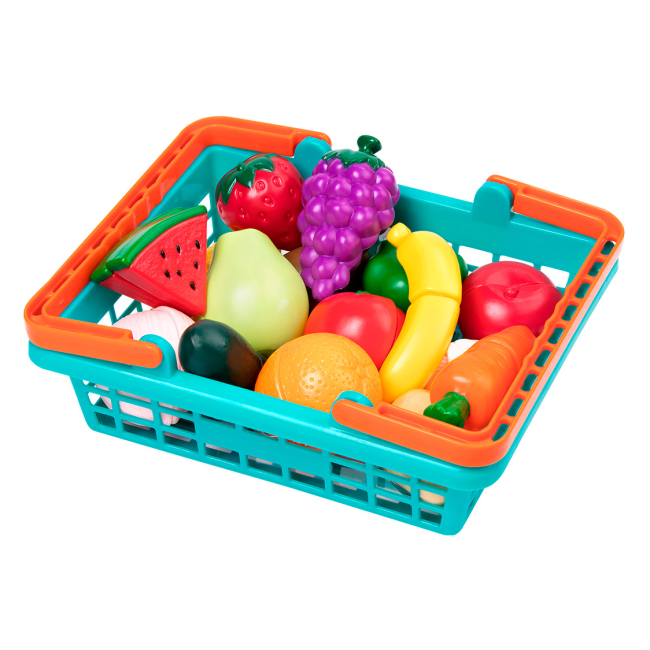 Наборы профессий - Игровой набор Battat Lite Овощи и фрукты на липучках (BT4743Z)
