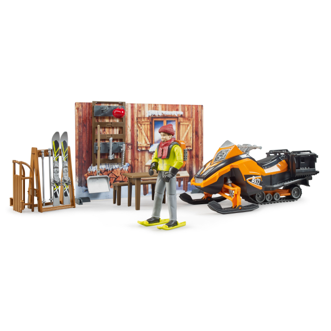 Фигурки человечков - Игровой набор Bruder Лыжная станция (63102)