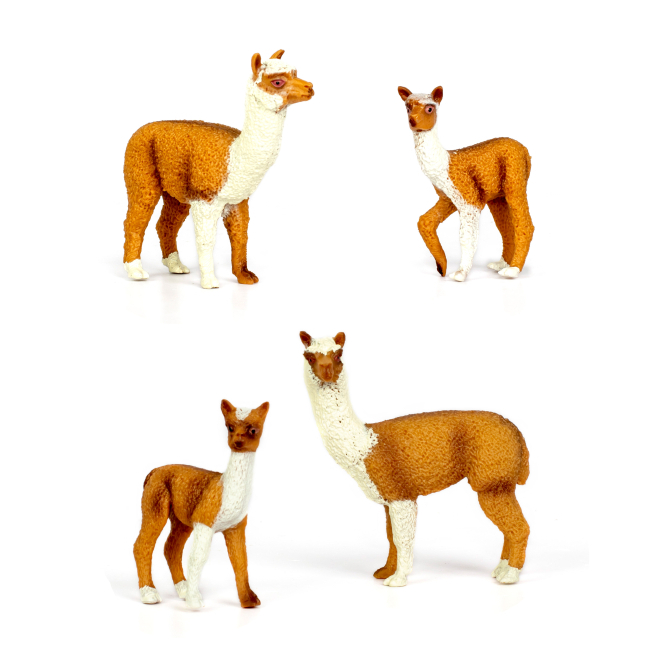 Фігурки тварин - Набір фігурок Kids Team Сафарі Альпака з малюком в асортименті (Q9899-A34/1)