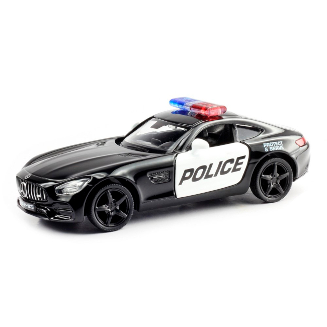 Автомодели - Автомодель Uni-Fortune Mersedes Benz AMG GT S 2018 Police Car (554988P)