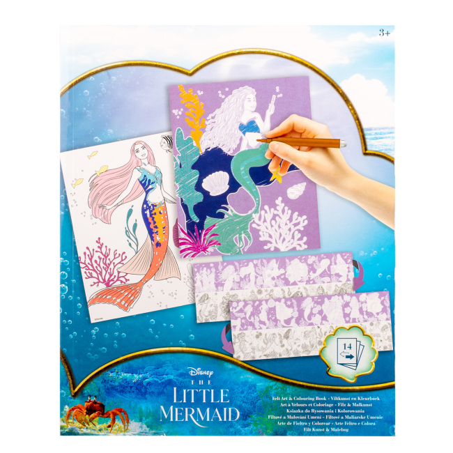 Товари для малювання - Розмальовка Disney The little mermaid (TLM23351)