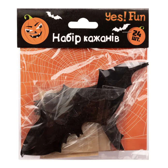 Аксессуары для праздников - Набор летучих мышей Yes! Fun 24 штуки (973622)