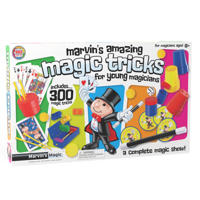 Научные игры, фокусы и опыты - Набор с фокусами Marvin's Magic Простая магия 300 удивительных трюков (MME0130)