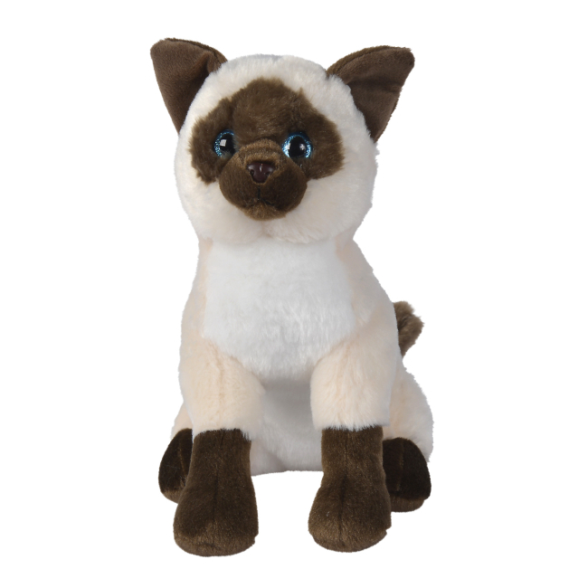Мягкие животные - Мягкая игрушка Nicotoy Котенок, который сидит черно-белый 28 см (5833052/2)