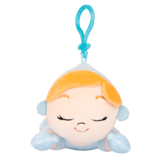 Брелоки - М'яка іграшка Disney Snuglets Попелюшка з кліпсою 13 см (DSG-9429-3)