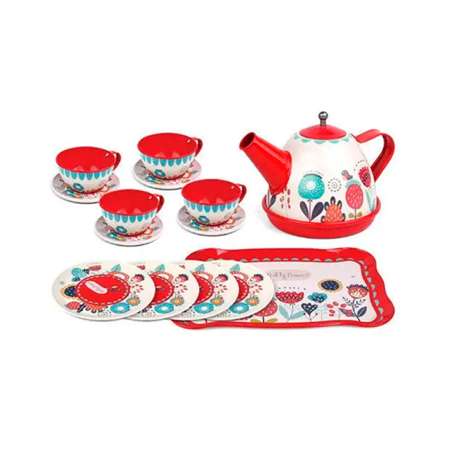 Детские кухни и бытовая техника - Игровой набор Shantou Jinxing Чайный сервиз (966-A6)