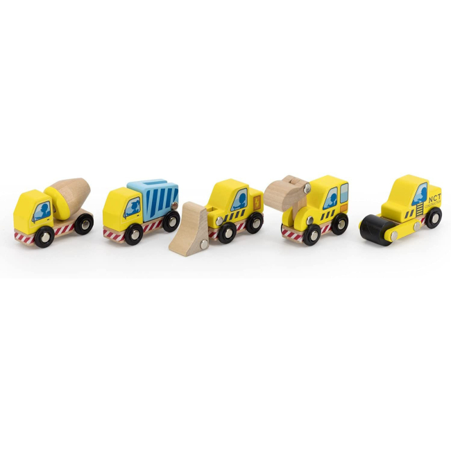 Машинки для малюків - Ігровий набір New classic toys Будівельний транспорт 5 машин (11947)