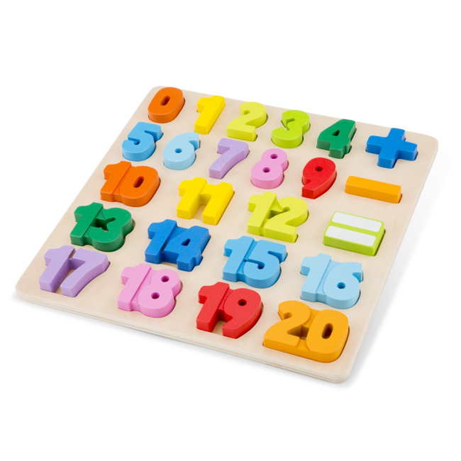Навчальні іграшки - Навчальний пазл New classic toys Числа (10539)
