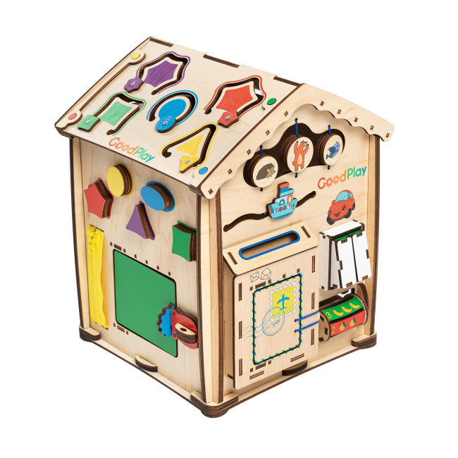 Розвивальні іграшки - Розвивальна іграшка Good Play Бізібудиночок Мудрець LED (B104E)
