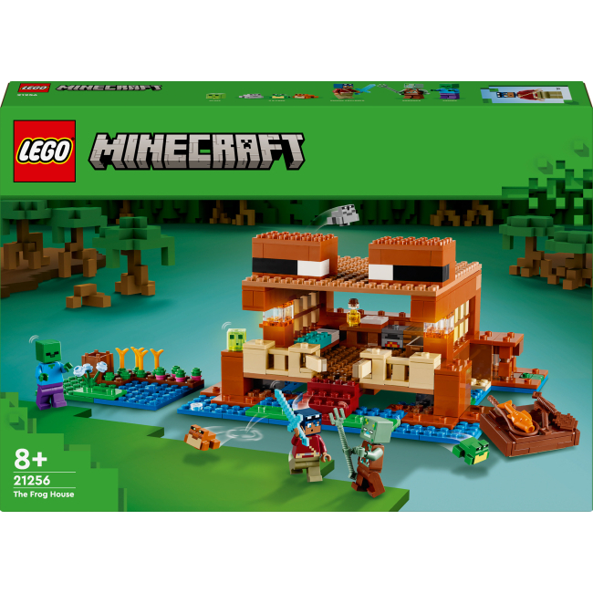 Конструктори LEGO - Конструктор LEGO Minecraft Будинок у формі жаби (21256)