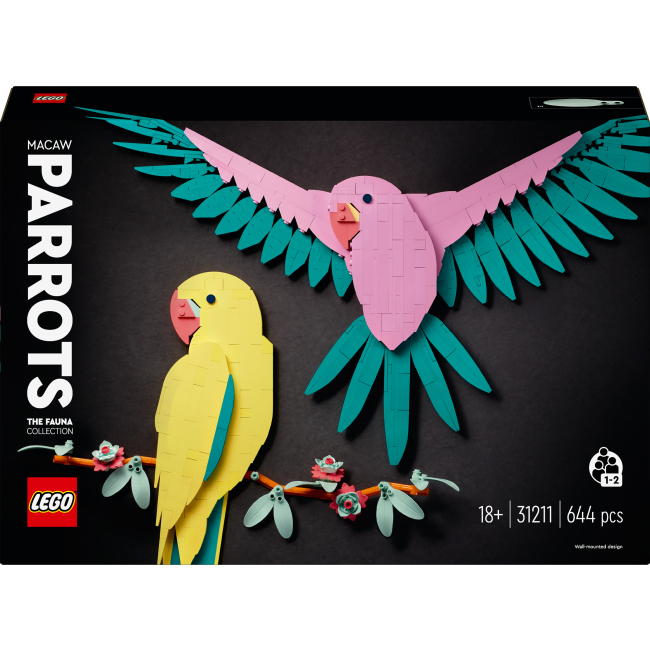 Конструктори LEGO - Конструктор LEGO Art Колекція фауни. Папуги Ара (31211)