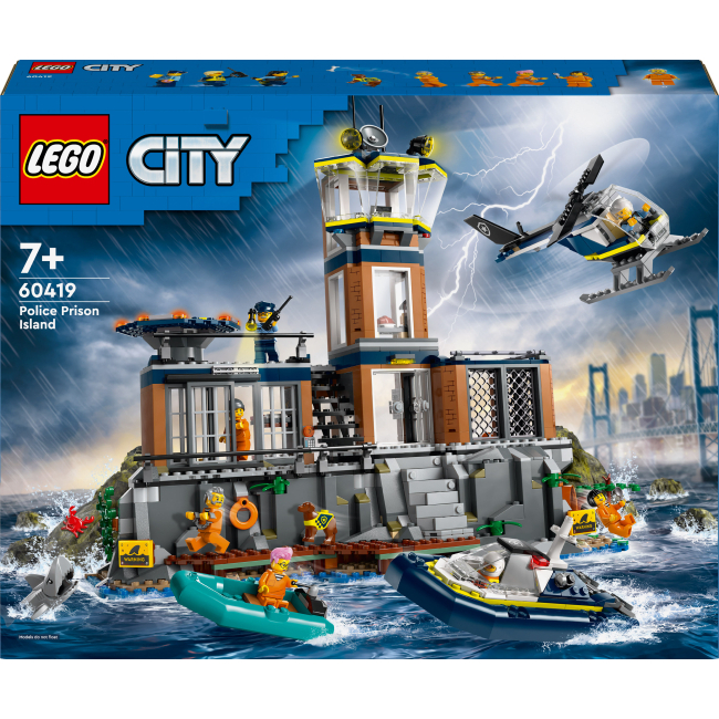Конструкторы LEGO - Конструктор LEGO City Полицейский остров-тюрьма (60419)