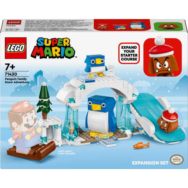 Конструкторы LEGO - Конструктор LEGO Super Mario Снежное приключение семьи penguin. Дополнительный набор (71430)