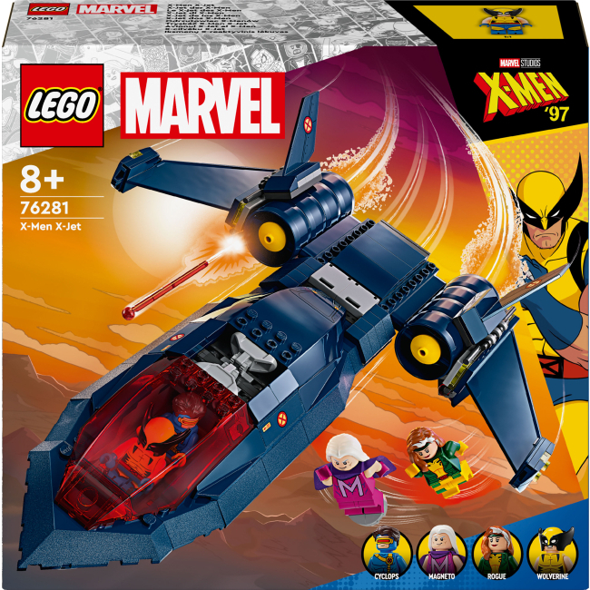 Конструктори LEGO - Конструктор LEGO Marvel X-Jet Людей Ікс (76281)