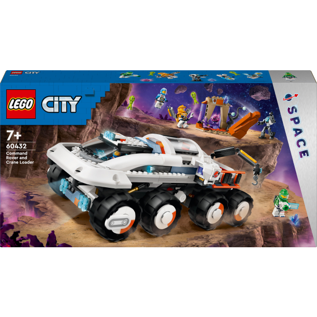 Конструкторы LEGO - Конструктор LEGO City Командный вездеход и кран-погрузчик (60432)