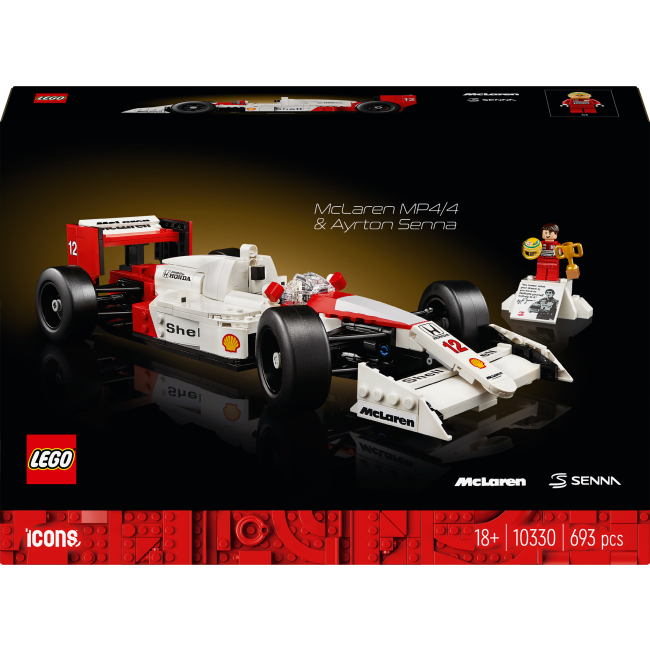 Конструктори LEGO - Конструктор LEGO Icons McLaren MP4/4 і Айртон Сенна (10330)