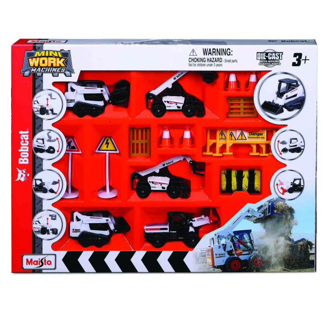 Транспорт и спецтехника - Игровой набор Maisto Bobcat Playset (12436) 