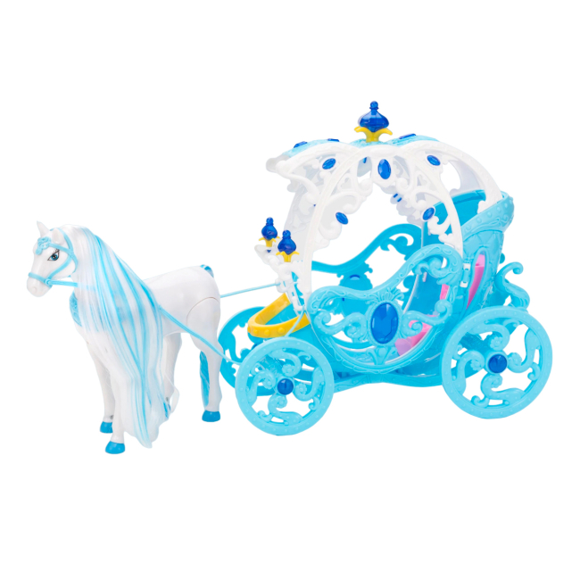 Транспорт і улюбленці - Ігровий набір Shantou Jinxing Fantasy carriage блакитний (245B/266B/2)