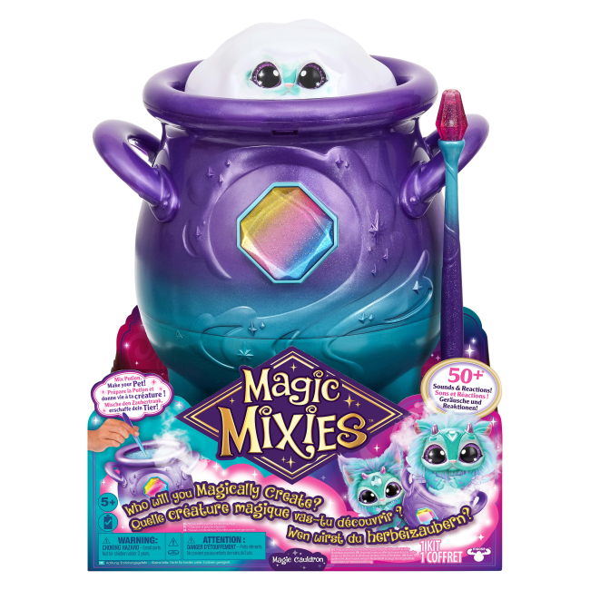 М'які тварини - Ігровий набір Magic Mixies Чарівний казанок фіолетовий (123401)
