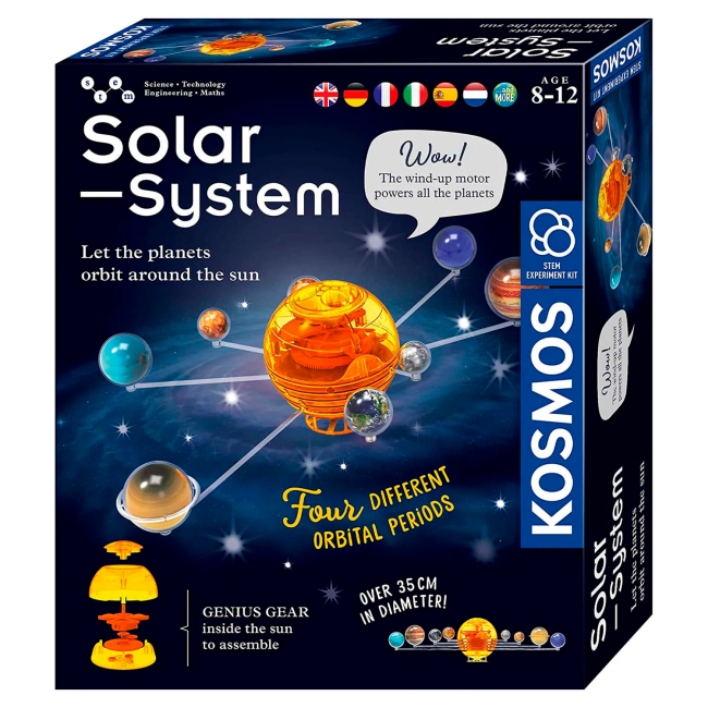 Научные игры, фокусы и опыты - Набор для опытов Kosmos Солнечная система (617097) 