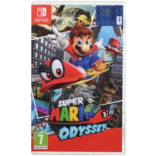 Товары для геймеров - Игра консольная Nintendo Switch Super Mario Odyssey (45496420901)