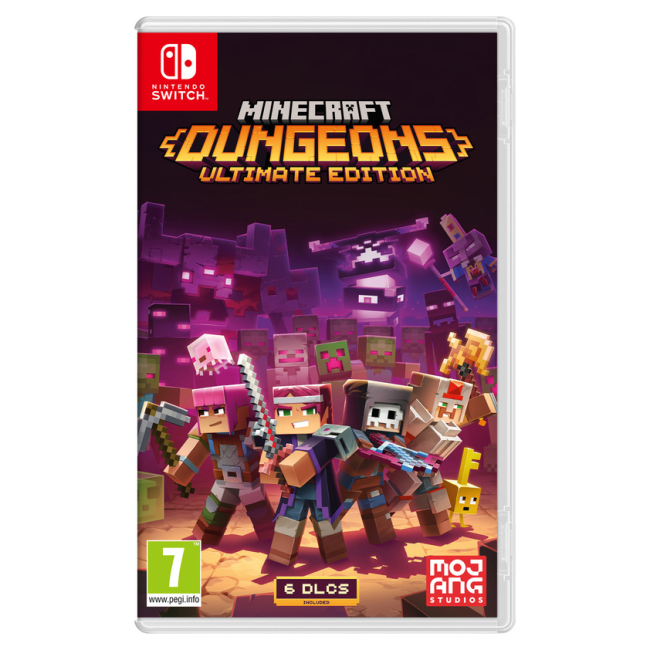 Товары для геймеров - Игра консольная Nintendo Switch Minecraft Dungeons Ultimate edition (45496429126)