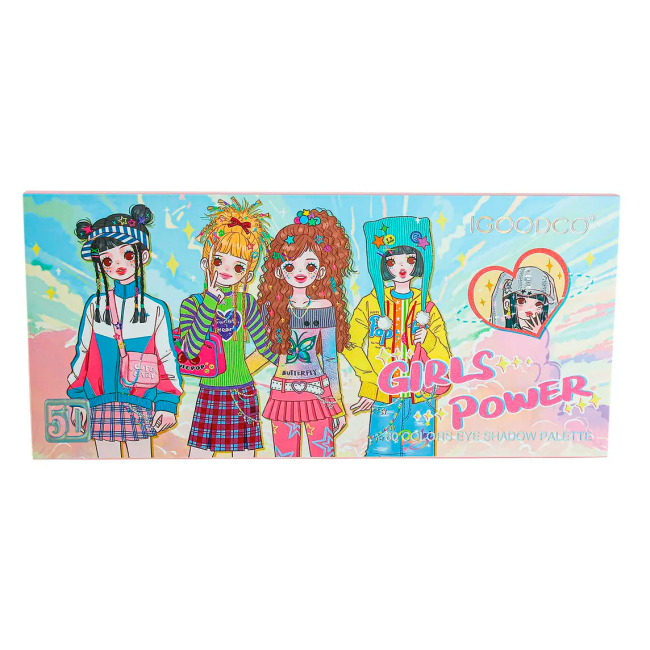 Косметика - Палетка теней Igoodco Girls power (LK5130)