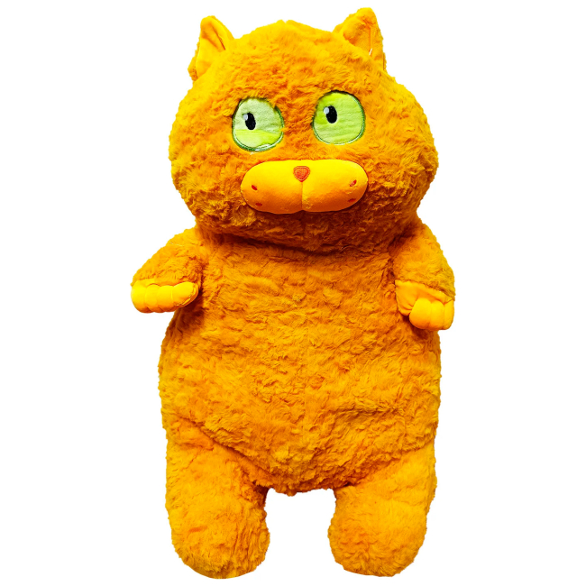 Мягкие животные - Мягкая игрушка Shantou Jinxing Толстый кот рыжий 60 см (K15215/1)