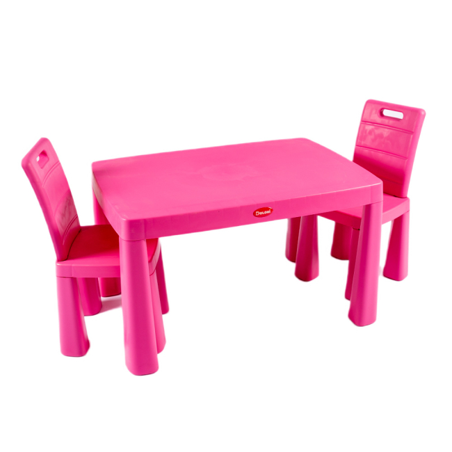 Дитячі меблі - Ігровий стіл та стільці Doloni рожевий (04680/3)