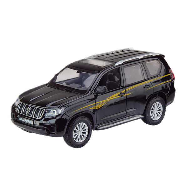 Автомодели - Автомодель Автопром Land Cruiser Prado черная (68270A(W)/2)