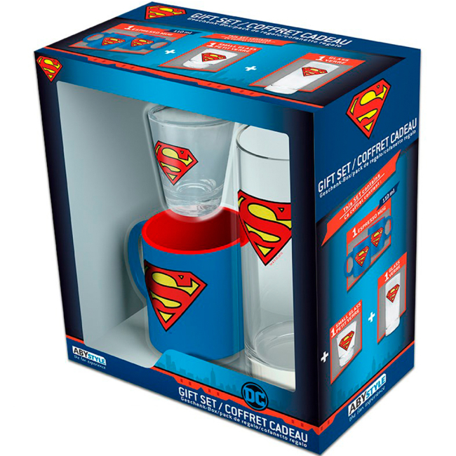 Чашки, склянки - Набір посуду ABYstyle ​DC Comics Superman (ABYPCK129)