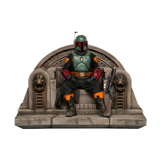 Фігурки персонажів - Фігурка Iron Studios Star Wars Boba Fett on Throne (LUCSWR45621-10)