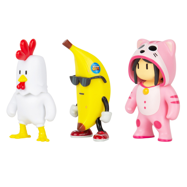 Фігурки персонажів - Набір ігрових фігурок Stumble Guys Курча Банан та Мяумер (SG2020-6)