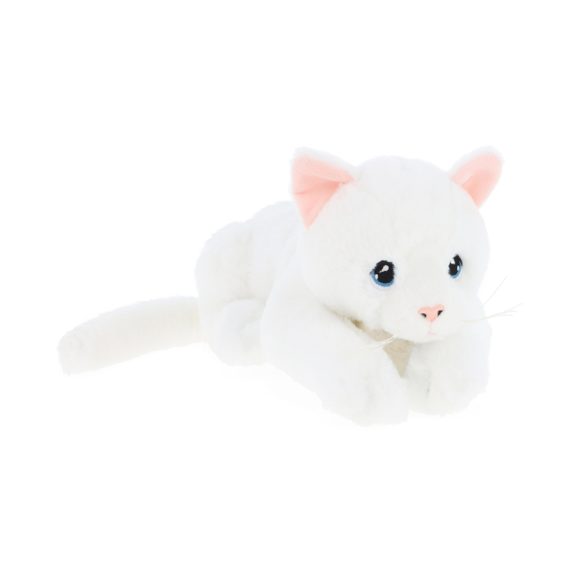 М'які тварини - М'яка іграшка Keel Toys Keeleco Кошеня біле 22 см (EK2280/1)