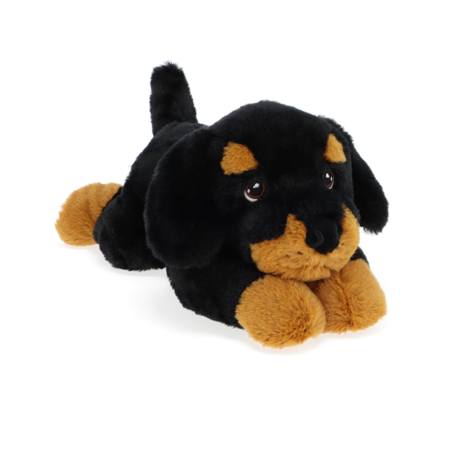 М'які тварини - М'яка іграшка Keel Toys Keeleco Цуценя чорне 22 см (EP2282/4)