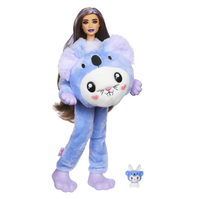 Ляльки - ​Лялька Barbie Cutie Reveal Чудове комбо Кролик в костюмі коали (HRK26)