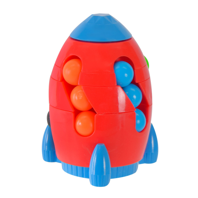 Головоломки - Головоломка Shantou Jinxing Rocket puzzle Rubik's cube красно-голубая (1689-4/2)