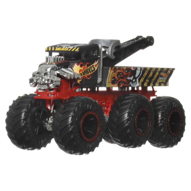 Автомоделі - Позашляховик Hot Wheels Monster Trucks Супер-тягач Bone shaker (HWN86/4)