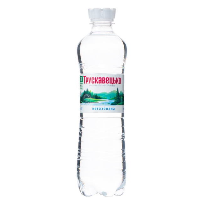Солодощі - Вода мінеральна Трускавецька негазована 0,5 л (4820124820171)