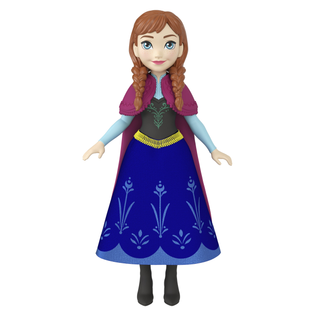 Ляльки - Мінілялечка Disney Frozen Принцеса Анна червона накидка (HPL56/4)