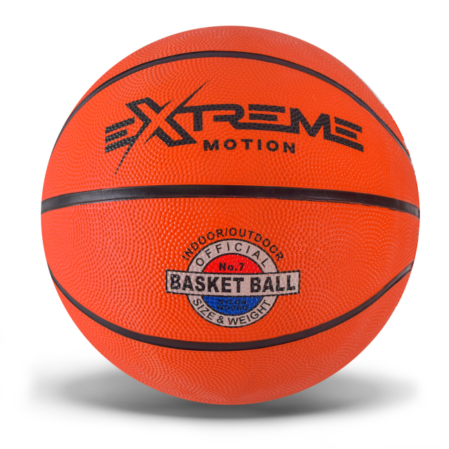 Спортивные активные игры - Мяч баскетбольный Extreme motion №7 (BB1486)