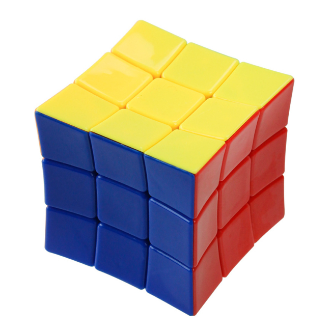 Головоломки - ​Головоломка IBLOCK Куб IQ Магічний кубик увігнутий (PL-0610-04)