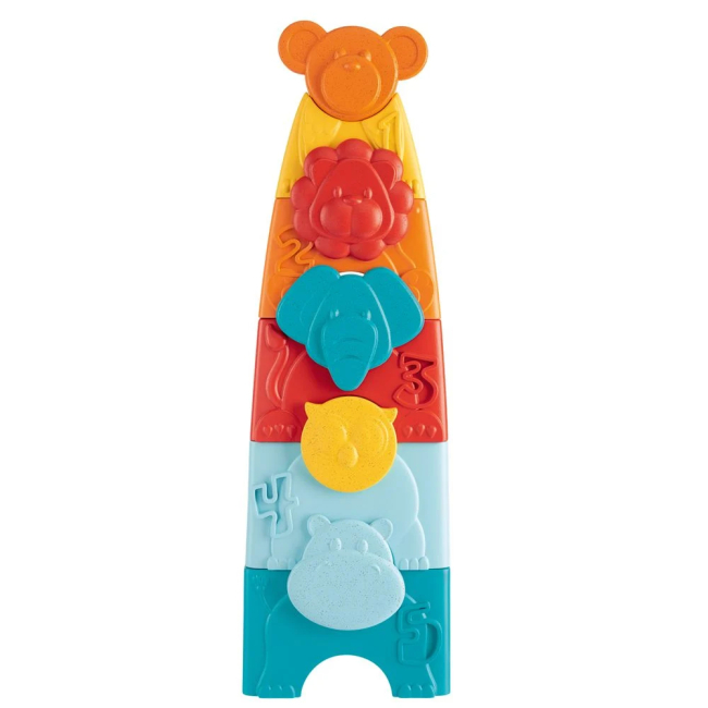 Розвивальні іграшки - Пірамідка Chicco Eco plus Зоовежа 2 в 1 (11570.00)